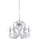 Metropolitan Family Collection 6 Light 21.25 inch Chrome Chandelier Ceiling Light