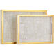 Casey Natural and Brass Trays, Set of 2