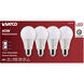 Lumos Medium 6.00 watt 3000K Light Bulb, Pack of 4