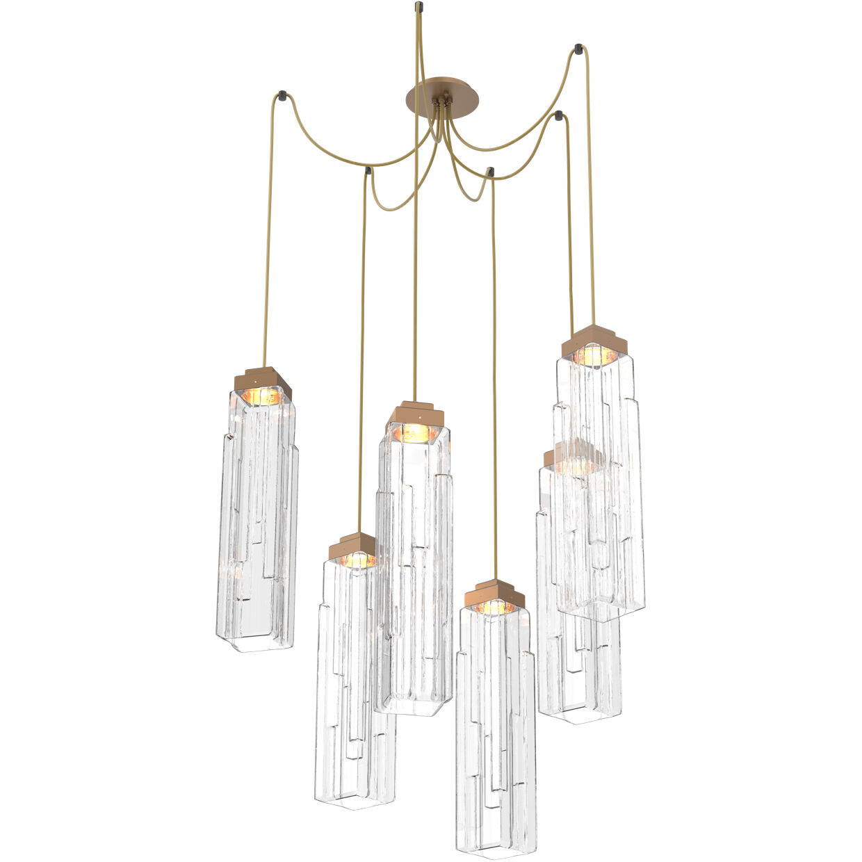 Ledgestone 6 Light 13.50 inch Pendant