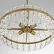 Selena 4 Light 10 inch Aged Brass Pendant Ceiling Light