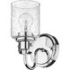 Kinsley 1 Light 5.25 inch Chrome Wall Sconce Wall Light