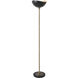 Luna Bella 72 inch 9 watt Weathered Brass Torchiere Floor Lamp Portable Light