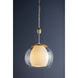 Clementon 1 Light 17 inch Aged Brass Pendant Ceiling Light