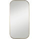 Taft 41 X 21 inch Brass Wall Mirror