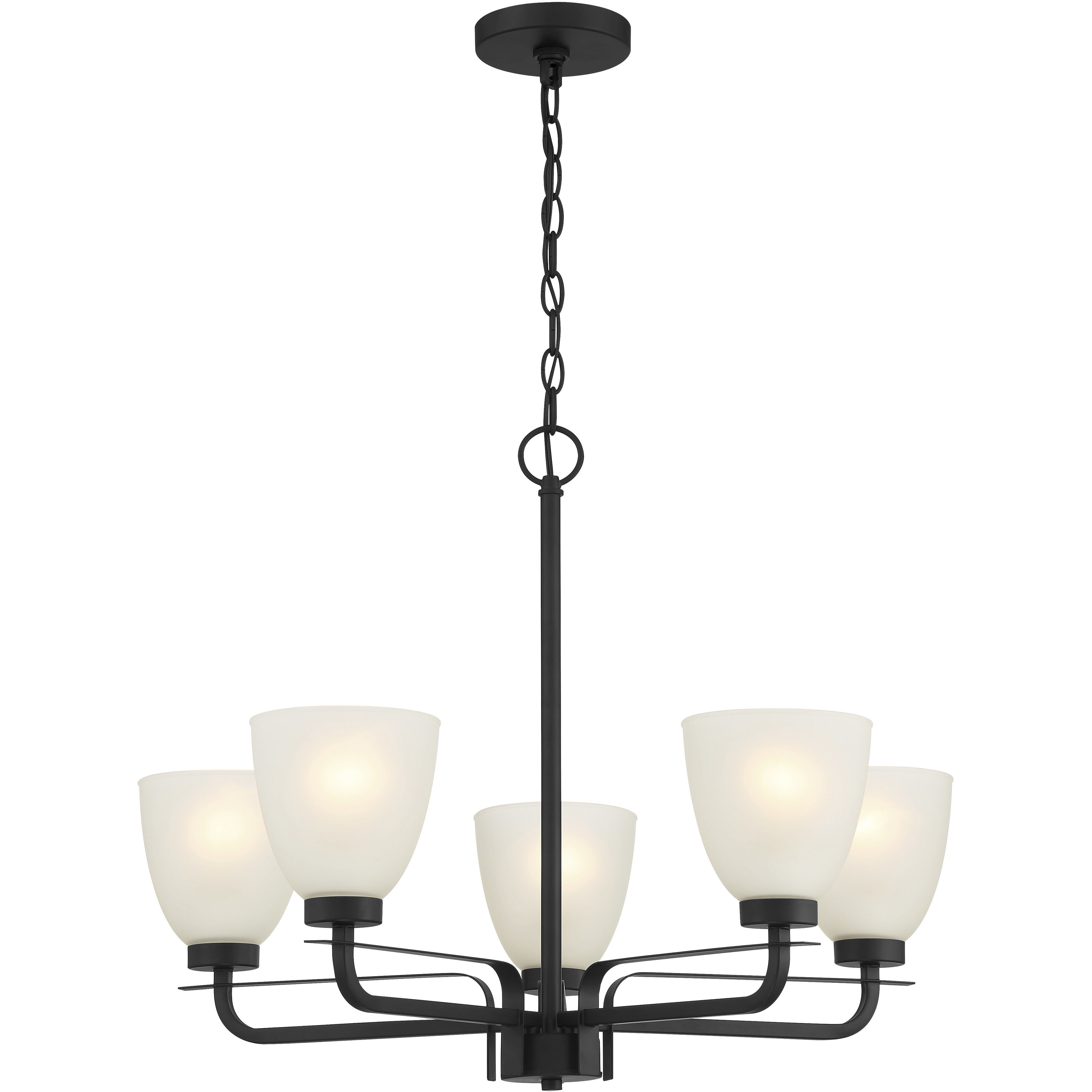 Kaitlen 5 Light 26 inch Coal Chandelier Ceiling Light
