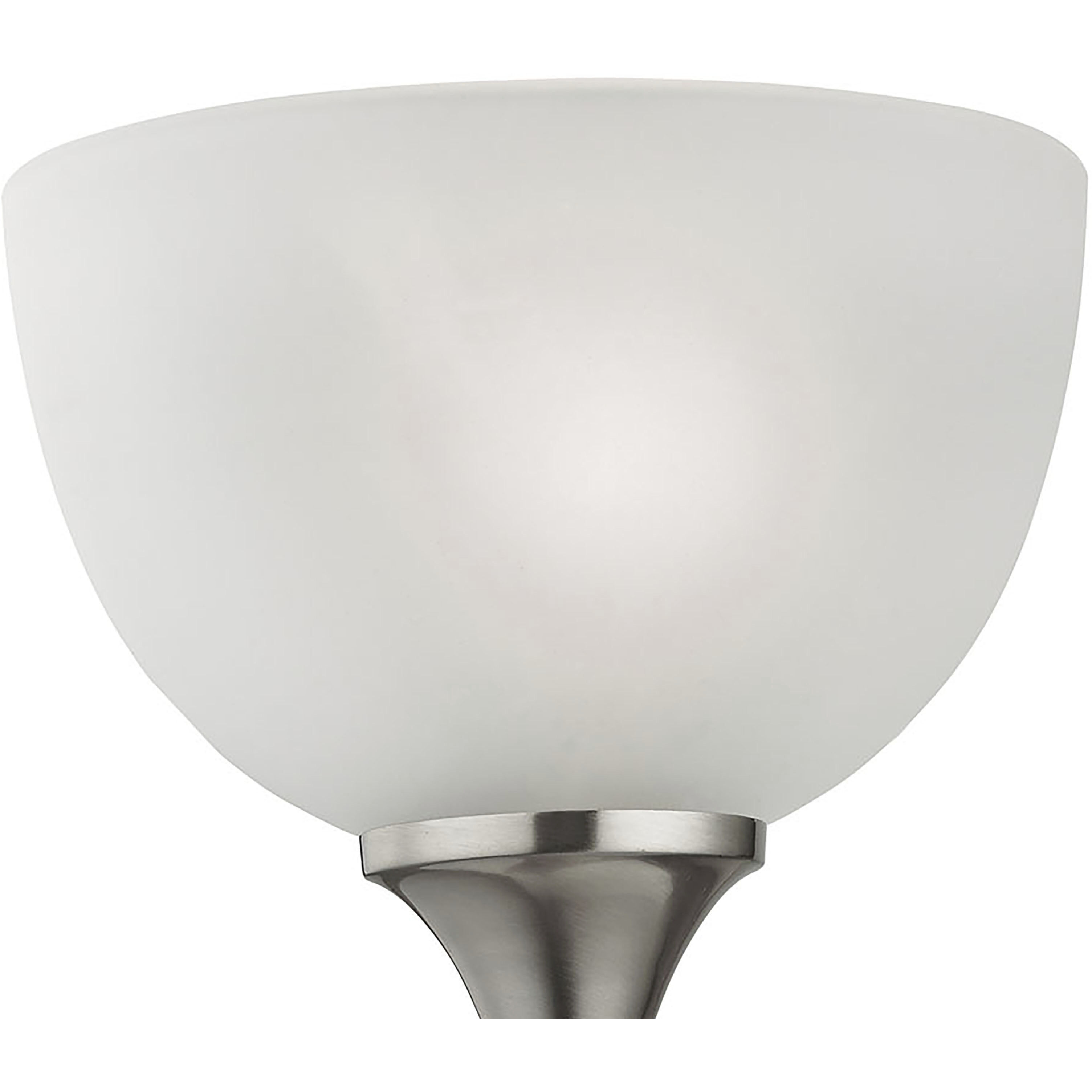 Bristol Lane 1 Light 6 inch Brushed Nickel Sconce Wall Light