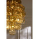 Perriand 40 Light 30 inch Unlacquered Brass Chandelier Ceiling Light