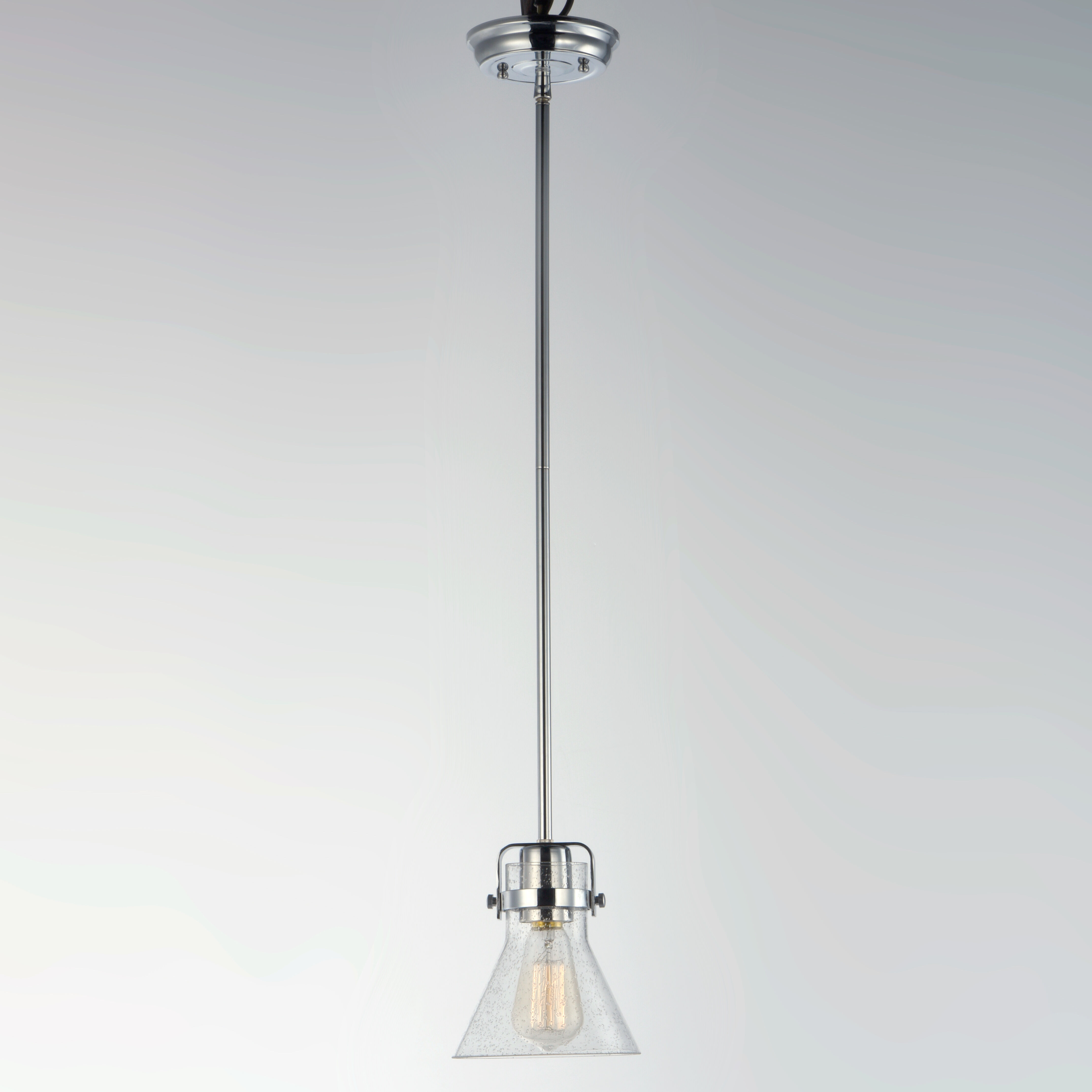 Seafarer 1 Light 6 inch Polished Chrome Mini Pendant Ceiling Light in Without Bulb