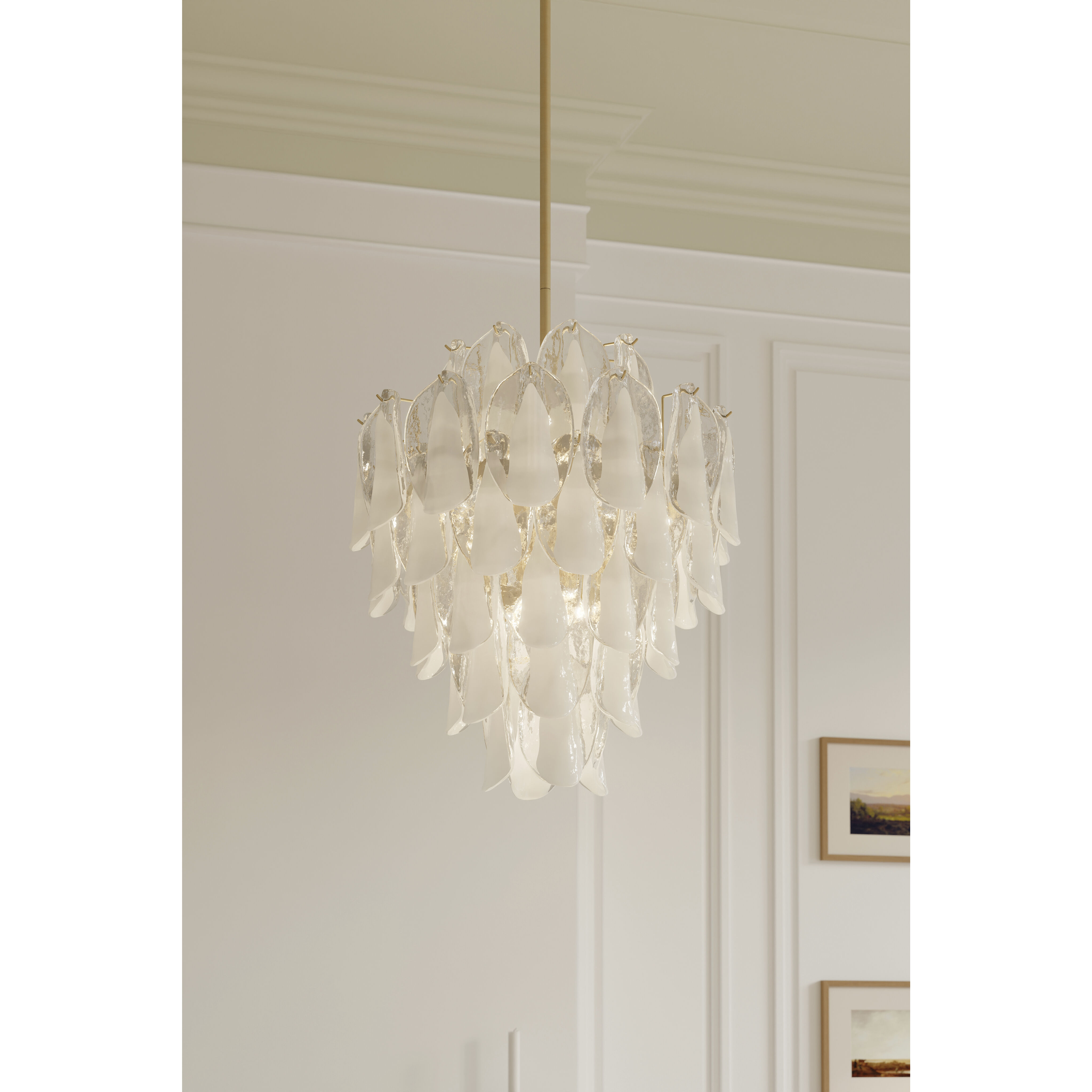 Verla Crest 13 Light 22.5 inch Legacy Brass Pendant Ceiling Light