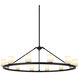 Lindy 12 Light 40 inch Matte Black Pendant Ceiling Light