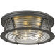 Cape Harbor 4 Light 20 inch Bronze Flush Mount Ceiling Light