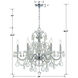 Imperial 6 Light 26 inch Polished Chrome Chandelier Ceiling Light in Clear Hand Cut
