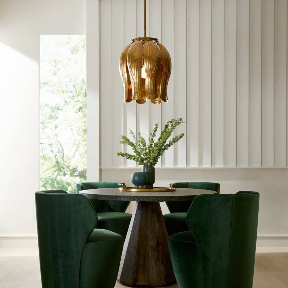 Judith 1 Light 20 inch Vintage Brass Pendant Ceiling Light