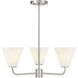 Blair 3 Light 24 inch Satin Nickel Chandelier Ceiling Light