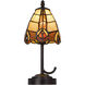 3119 Tiffany 13 inch 40.00 watt Dark Bronze Accent Lamp Portable Light