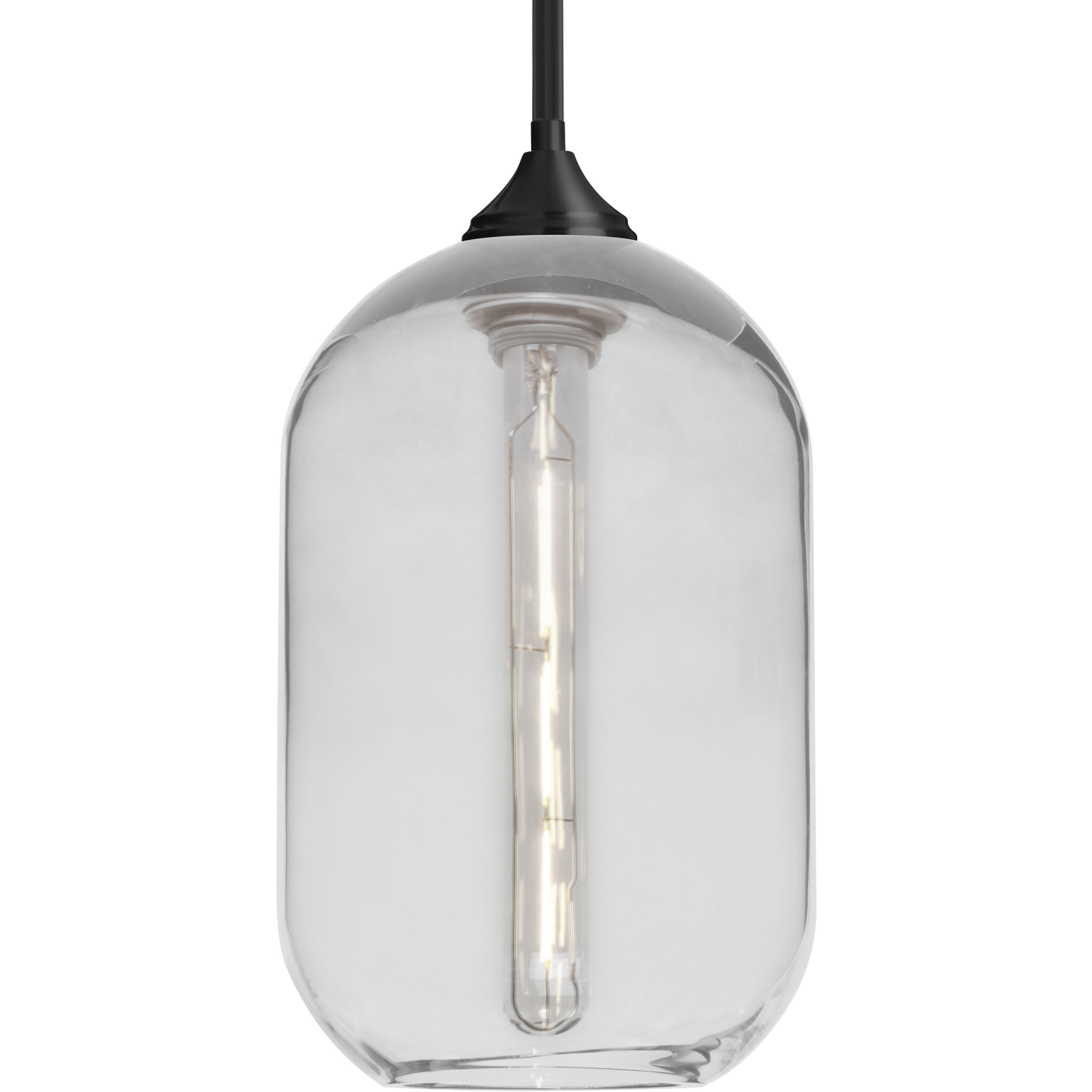 Omega 12 1 Light Black Stem Pendant Ceiling Light