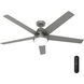 Aerodyne 60 inch Matte Silver Ceiling Fan