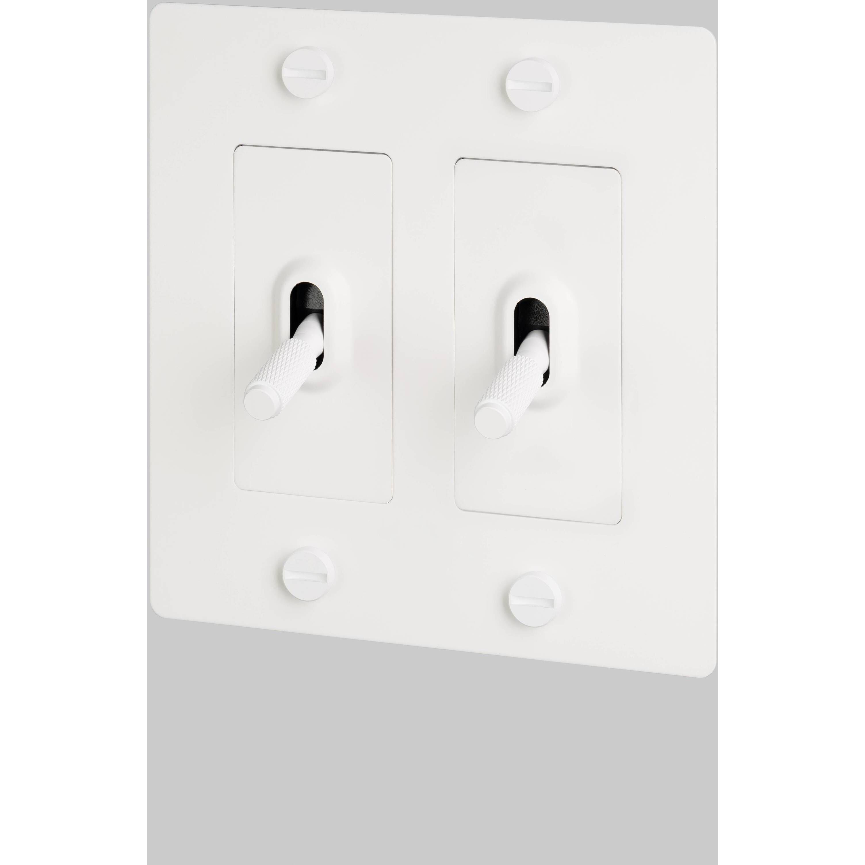 2G Toggle 4.56 inch Dimmer and Switch