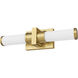 Idris LED 18.5 inch Modern Gold Bathroom Vanity Wall Light