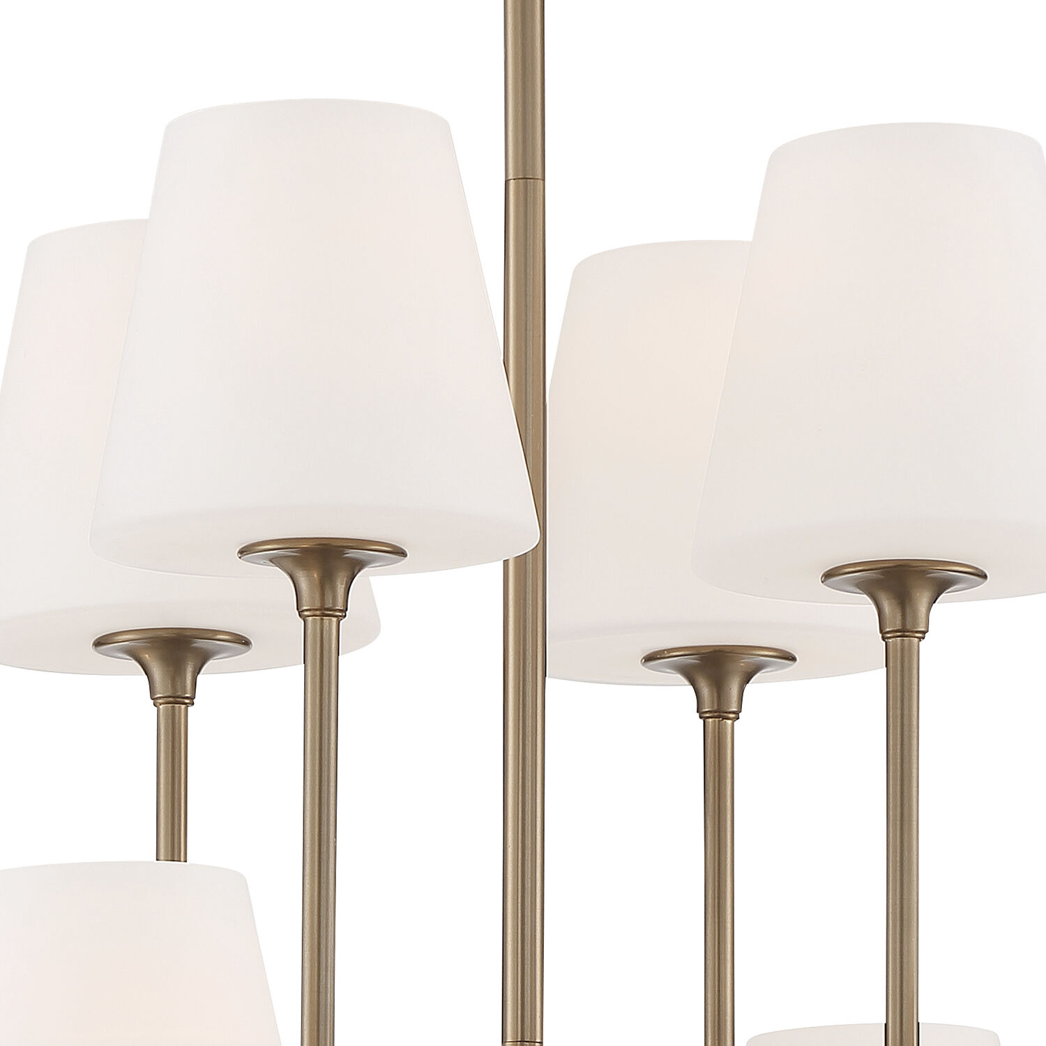 Keenan 8 Light 28 inch Vibrant Gold Chandelier Ceiling Light