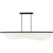 Sean Lavin Nyra LED 72 inch Nightshade Black Linear Suspension Ceiling Light, Integrated LED