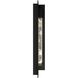 Rivera LED 20 inch Sand Black Outdoor Wall Sconce