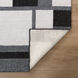 Kali 130 X 94 inch Black/White/Grey Rug in 8 x 11