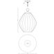 Carnegie 1 Light 16 inch English Bronze Pendant Ceiling Light