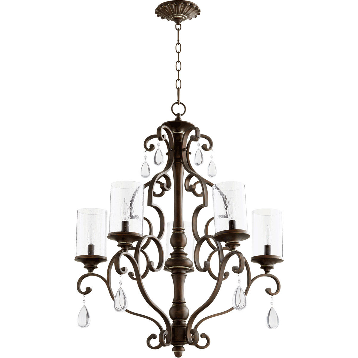 San Miguel 5 Light 27.50 inch Chandelier