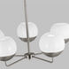 Alvin 5 Light 26 inch Brushed Nickel Chandelier Ceiling Light
