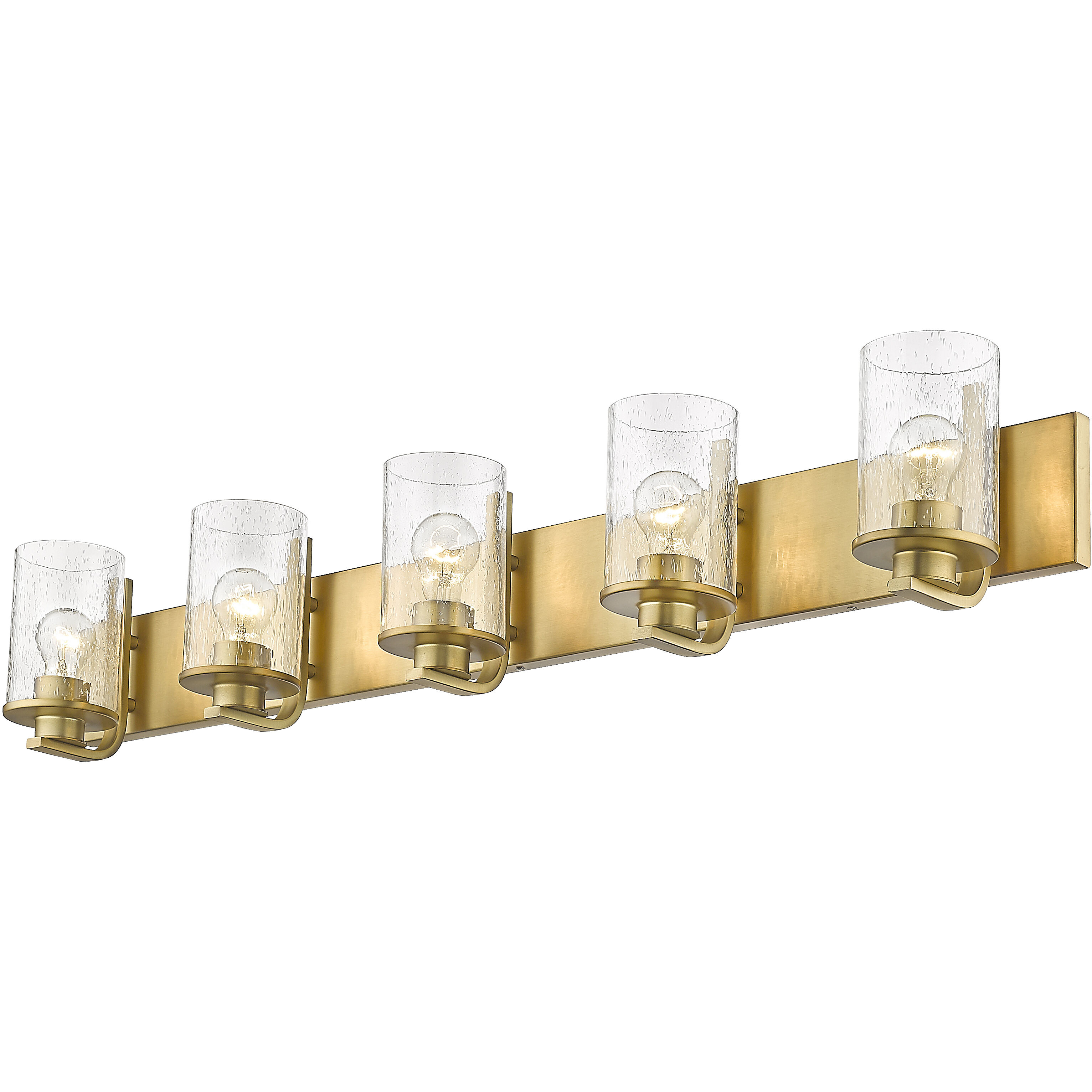 Beckett 5 Light 42 inch Olde Brass Vanity Wall Light
