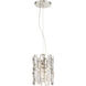 West 65th 1 Light 7.63 inch Satin Platinum Mini Pendant Ceiling Light