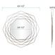 Alasia 43.5 X 43.5 inch Champagne Mirror