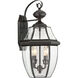 Newbury 2 Light 20 inch Medici Bronze Outdoor Wall Lantern