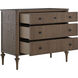 Andrea Satin Oak and Antique Bronze Chest