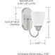 Trenton 1 Light 5 inch Brushed Nickel Sconce Wall Light