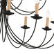 Heritage 24 Light 42 inch Black Chandelier Ceiling Light