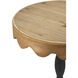 Anita 29.5 X 11.9 inch Black and Brown Side Table