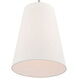 Prato 1 Light 11 inch Brushed Nickel Pendant Ceiling Light