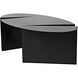 Minerva 66 X 29.5 inch Matte Black Coffee Table