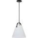 Polly LED 12.75 inch Matte Black Pendant Ceiling Light