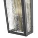 Point 2 Light 13.5 inch Black and Brass Outdoor Wall Sconce