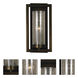 Theorem 1 Light 5 inch Mahogany Bronze Sconce Wall Light