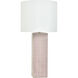 Augustus 32 inch 150 watt Pink Peony Table Lamp Portable Light