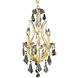 Maria Theresa 4 Light 12 inch Gold Pendant Ceiling Light in Clear