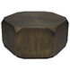 Tytus 36 X 36 inch Aged Brass Coffee Table