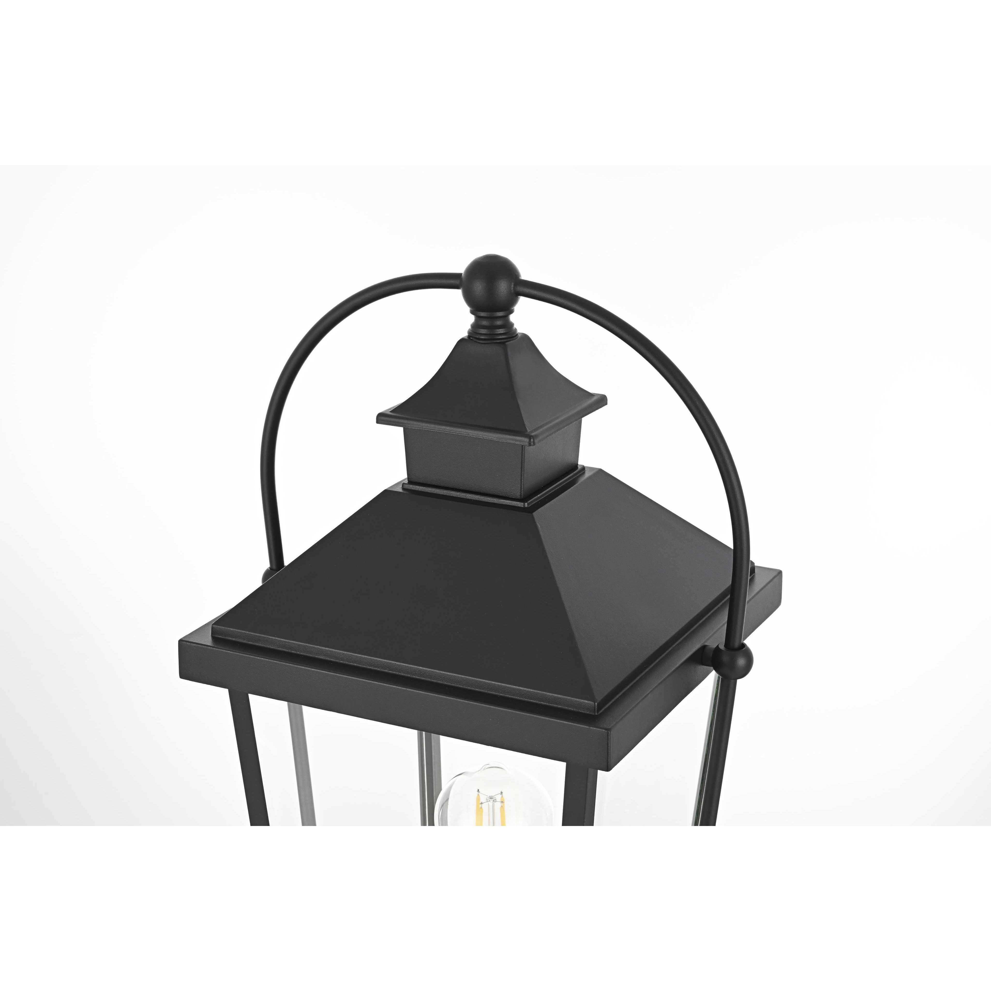 Luz 1 Light 23 inch Black Outdoor Post Light
