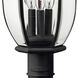 Estate Series San Clemente 3 Light 22.25 inch Museum Black Outdoor Post Mount Lantern