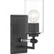 Binsly 1 Light 4.5 inch Coal Bath Vanity Light Wall Light